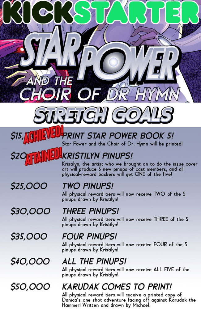 Kickstarter Stretch Goals Star Power
